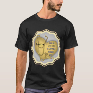 Big yellow heart nurse  T-Shirt