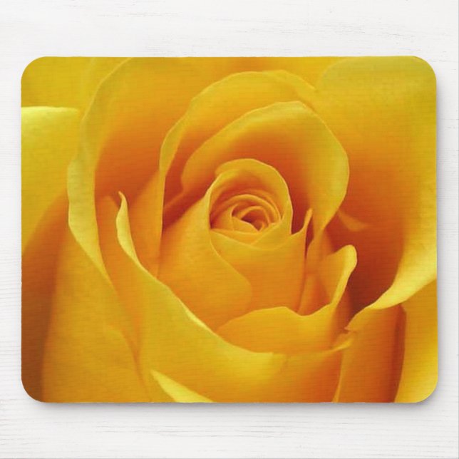 Big Yellow Rose Mouse Pad (Front)
