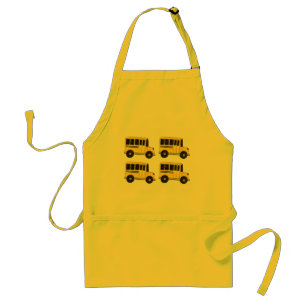 Big Yellow School Bus Teacher Driver Education Standard Apron