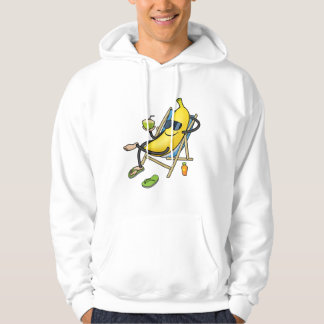 Big Yellow Sunbathing Banana Hoodie