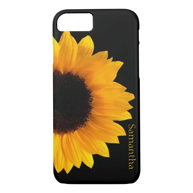 Big Yellow Sunflower iphone 7 Case (Back)