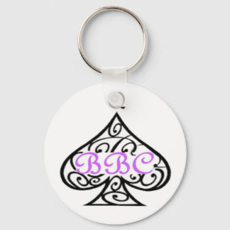 BigBlackCock Queen Of Spades Keychain