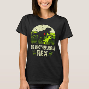 Bigbrosaurus Rex Dinosaur Big Bro Saurus Brother F T-Shirt