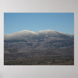 Bigelow "Indian Maiden" Mountain Range, Maine Poster