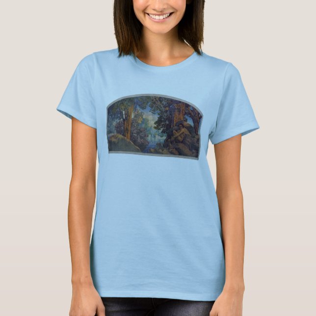 bigelow mural maxfield parrish T-Shirt (Front)