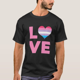 Bigender Pride Flag Love Bigender Flag T-Shirt