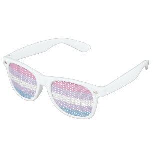 Bigender Pride Flag Retro Sunglasses