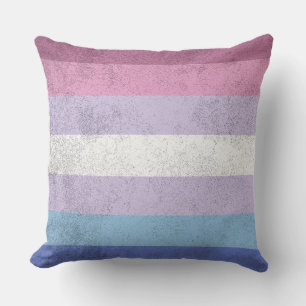 Bigender Throw Pillow