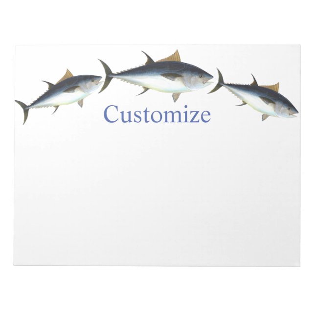 Bigeye Tuna Style Thunder_Cove Notepad (Front)
