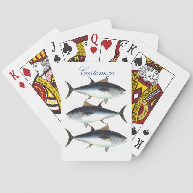 Bigeye Tuna Style Thunder_Cove Playing Cards (Back)