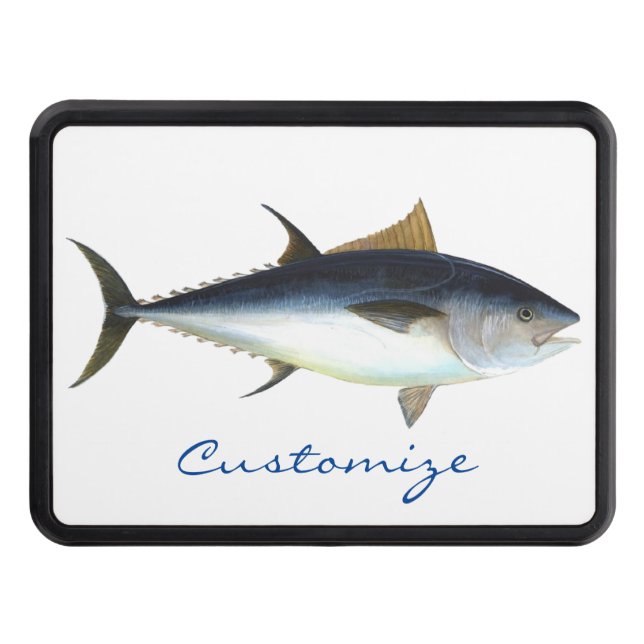 Bigeye Tuna Style Thunder_Cove Trailer Hitch Cover (Front)