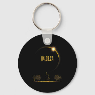 Bigfoot 04.08.24 Total Solar Eclipse 2024 Keychain
