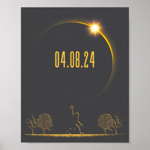Bigfoot 04.08.24 Total Solar Eclipse 2024  Poster