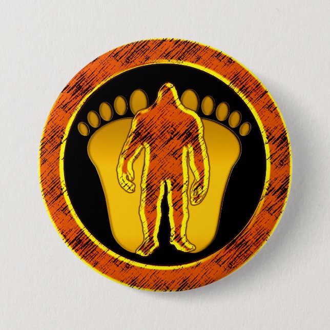 Bigfoot 3 Inch Round Button (Front)