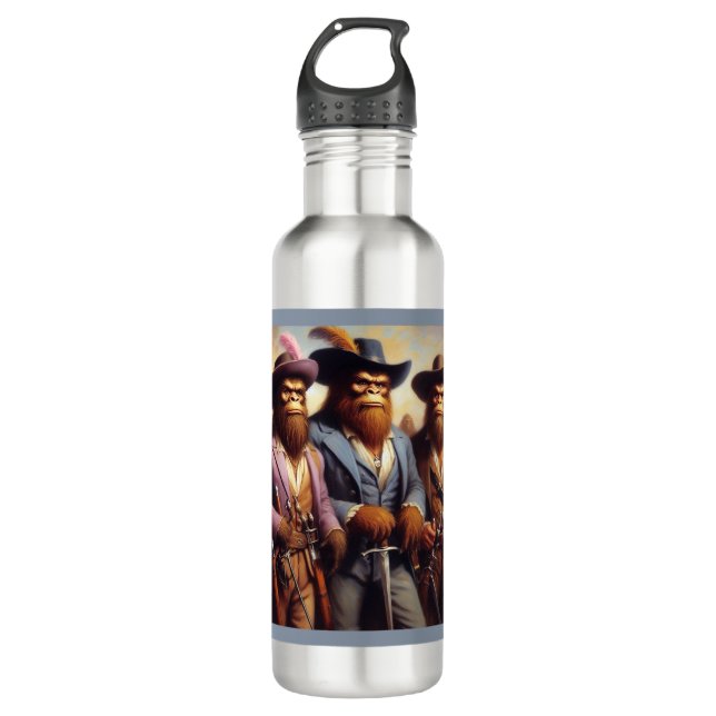 Bigfoot 3 Musketeers 710 Ml Water Bottle (Front)