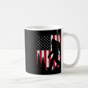 Bigfoot 4th Of July American Usa Flag Patriotic Ki Coffee Mug