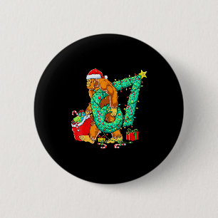 Bigfoot 67 Meme Christmas Tree 67 Baseball Lifesty 2 Inch Round Button