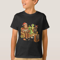 Bigfoot Alien Nessie Mothman Retro Gaming Christma