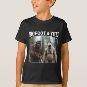 Bigfoot &amp; Yeti Funny Sasquatch Bigfoot Vlogs F T-Shirt