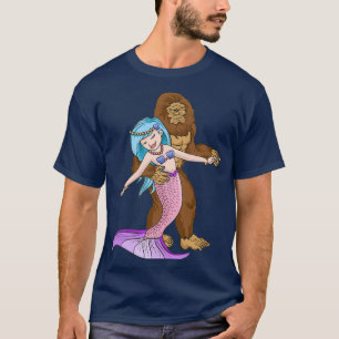 Bigfoot and Mermaid Ballroom Dancing s Mermaid T-Shirt