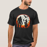 Bigfoot and Witch Pumpkin Halloween Costume Sasqua T-Shirt<br><div class="desc">Bigfoot and Witch Pumpkin Halloween Costume Sasquatch</div>