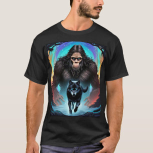 Bigfoot and Wolf Portal T-Shirt
