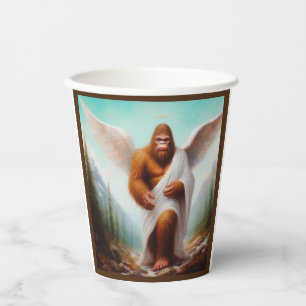 Bigfoot Angel Paper Cups