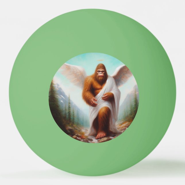Bigfoot Angel Ping Pong Ball (Front)