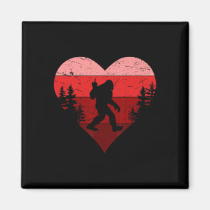 Bigfoot Anti Valentines Day Sasquatch Believe Funn Magnet