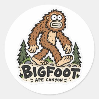 Bigfoot Ape Canyon Washington Cryptid Sticker