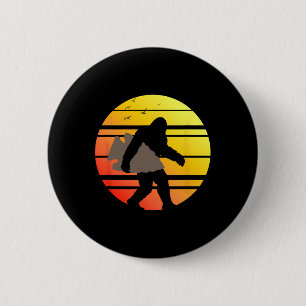 Bigfoot Arrowhead Hunting Indian Arrowhead Collect 2 Inch Round Button