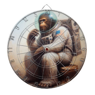 Bigfoot Astronaut Dartboard