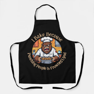Bigfoot Baker Bake Instead of Punching Apron