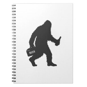 Bigfoot beer silhouette notebook