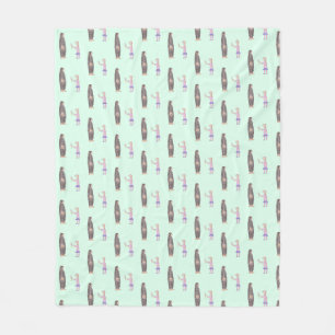 Bigfoot Believes in You Baby Blanket (Medium)