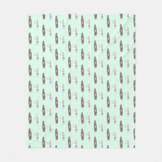 Bigfoot Believes in You Baby Blanket (Medium)
