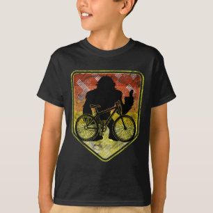 Bigfoot Biking Mountain Bike Mtb Funny Biker Sasqu T-Shirt
