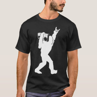 Bigfoot Boombox Rock and Roll I Believe Sasquatch T-Shirt