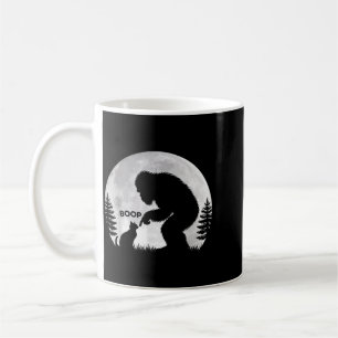 Bigfoot Boop Cat Retro Funny Sasquatch Meme Cat Coffee Mug