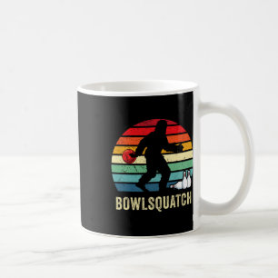 Bigfoot Bowling Gift Sasquatch Gifts Bowler Byll P Coffee Mug