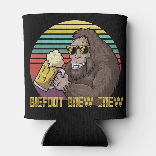Bigfoot Brew Crew  Can Cooler (Back)