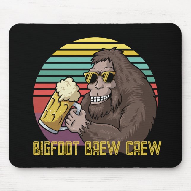 Bigfoot Brew Crew Mouse Pad (Front)