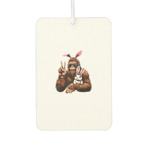 Bigfoot Bunny Funny Easter Day Sasquatch T-Shirt Air Freshener