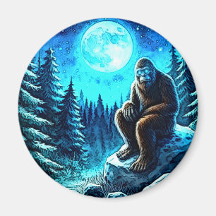 Bigfoot By Night Magnet