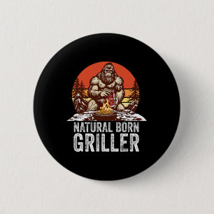 Bigfoot Byrbeque 2 Inch Round Button