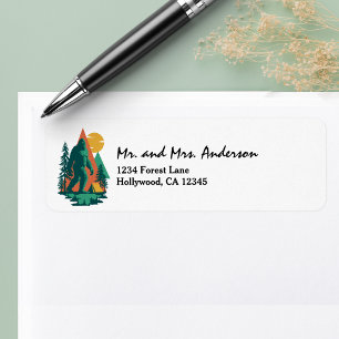 BigFoot Camping Forest Mountains Custom Address