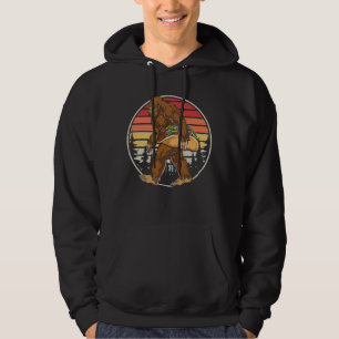 Bigfoot Carrying Taco Men Hoodie