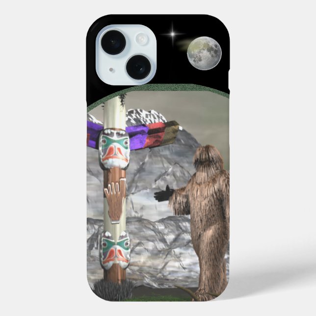 Bigfoot Case-Mate iPhone Case (Back)
