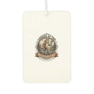 Bigfoot Cat Bigfoot Sasquatch Cat Vintage Vector A Air Freshener