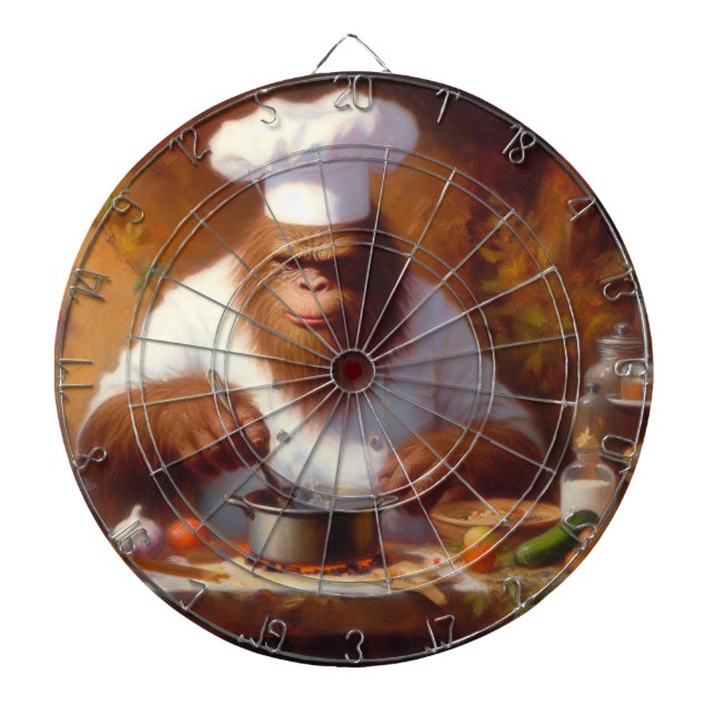 Bigfoot Chef Dartboard (Front)